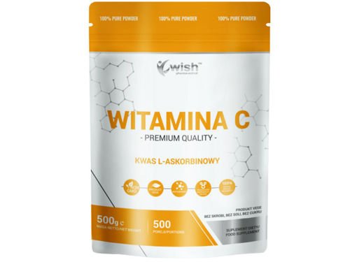 WISH Kwas L-askorbinowy Witamina C 1000mg 500 g