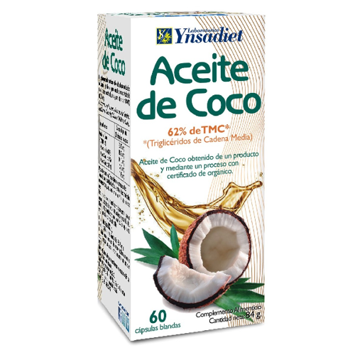 YNSADIET Aceite De Coco 60 kaps