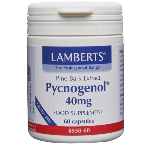 data|LAMBERTS Pycnogenol 40 mg 60 caps