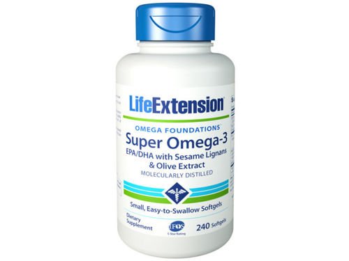 data|LIFE EXTENSION Super Omega-3 with Sesame Lignans & Olive Fruit Extract 240 kaps