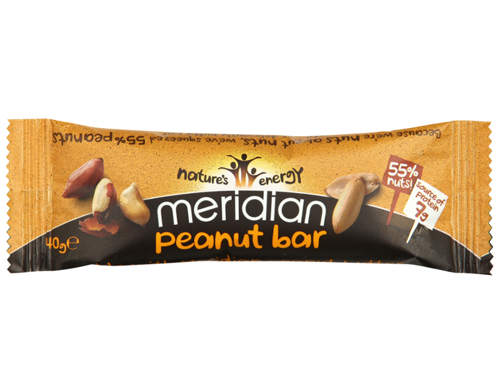 data|MERIDIAN FOODS Peanut Bars 40 g