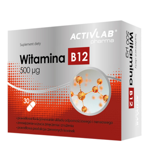 dataw|ACTIVLAB Witamina B12 500mcg 30 kaps