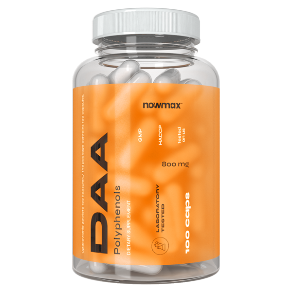 nowmax® DAA + Polifenole 100 kaps